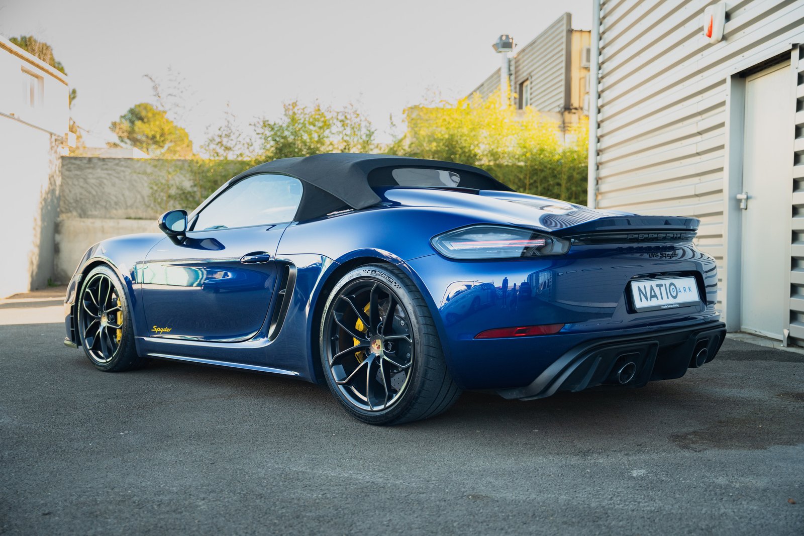 Porsche 718 Spyder — plaque Natiopark