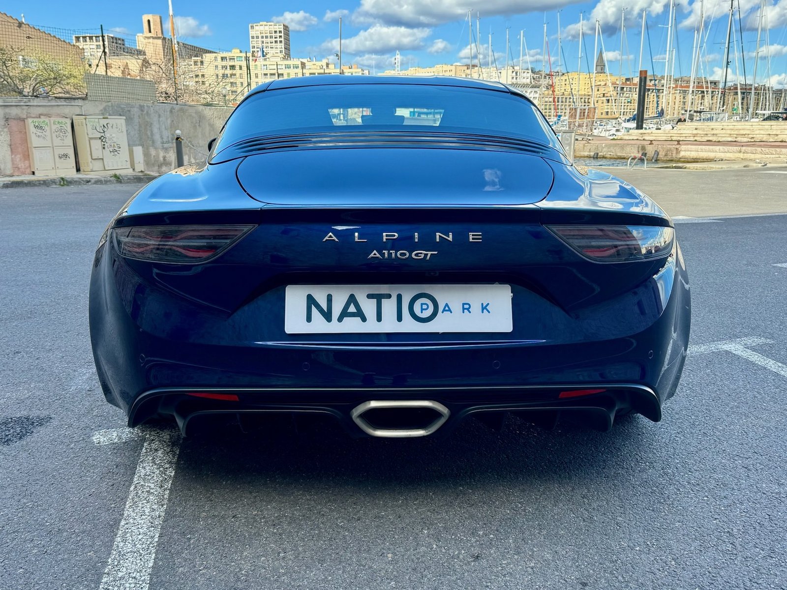 Alpine A110 — vue arrière, sélection NatioPark