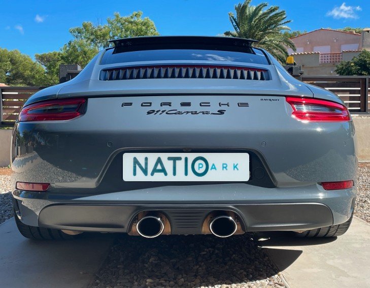 Porsche 911 Carrera S — vue arrière, sélection NatioPark