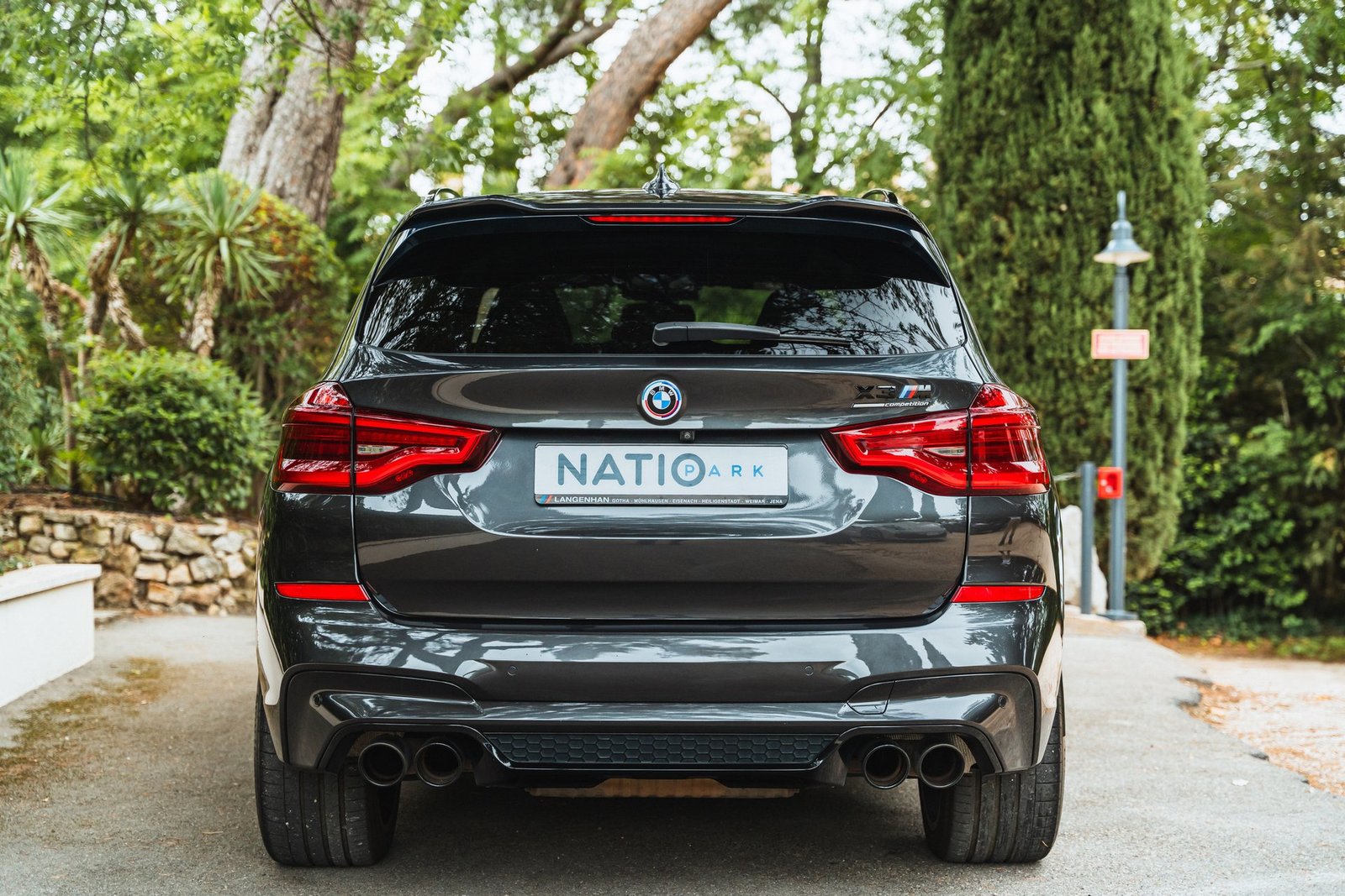 BMW X3 M Competition — vue arrière, sélection NatioPark